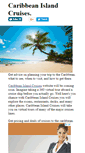 Mobile Screenshot of caribbeanislandcruises.com